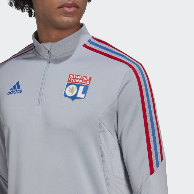 Adidas Olympique Lyonnais Tiro 21 Treino Top Prata