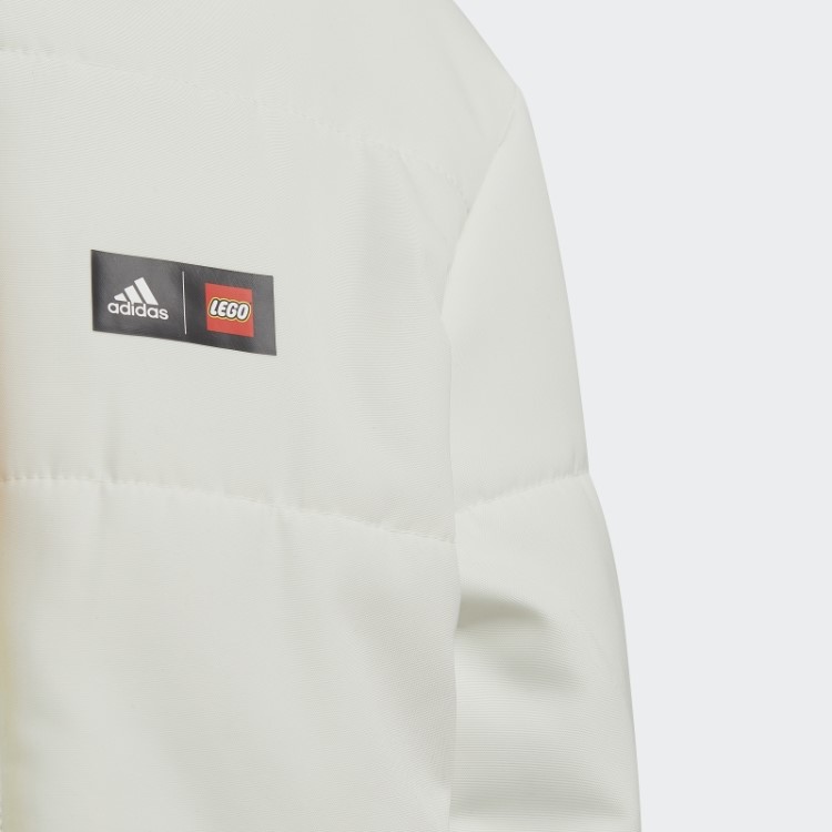 Jaqueta Acolchoada De Inverno Adidas X Classic Lego Fashion Branca