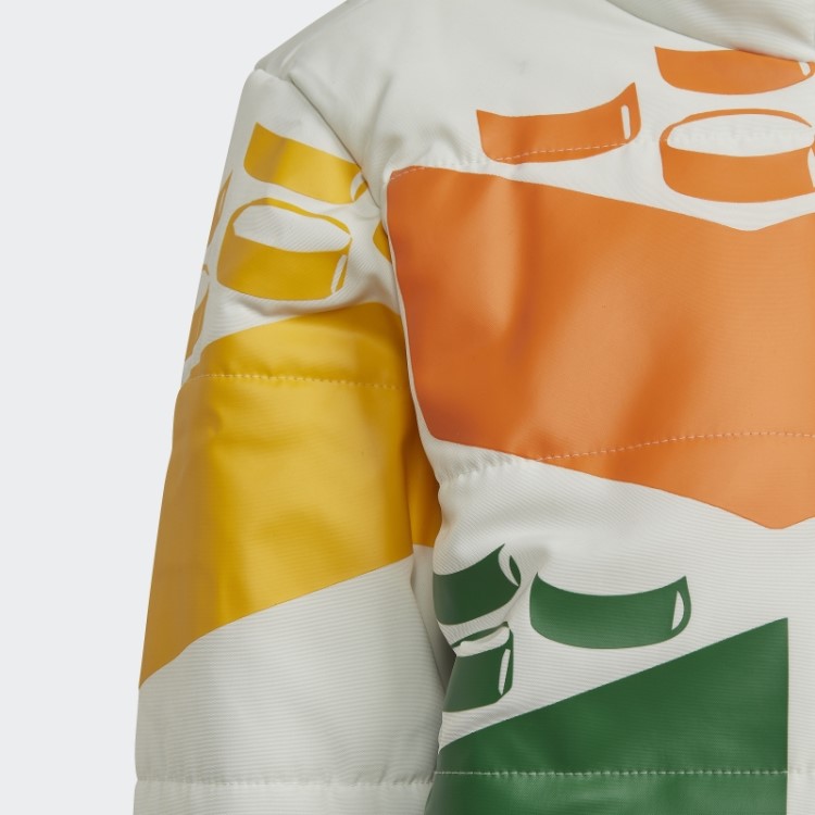 Jaqueta Acolchoada De Inverno Adidas X Classic Lego Fashion Branca