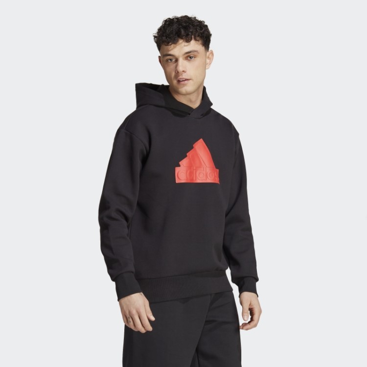 Adidas Future Icons Badge Of Sport Moletom Com Capuz Vermelho