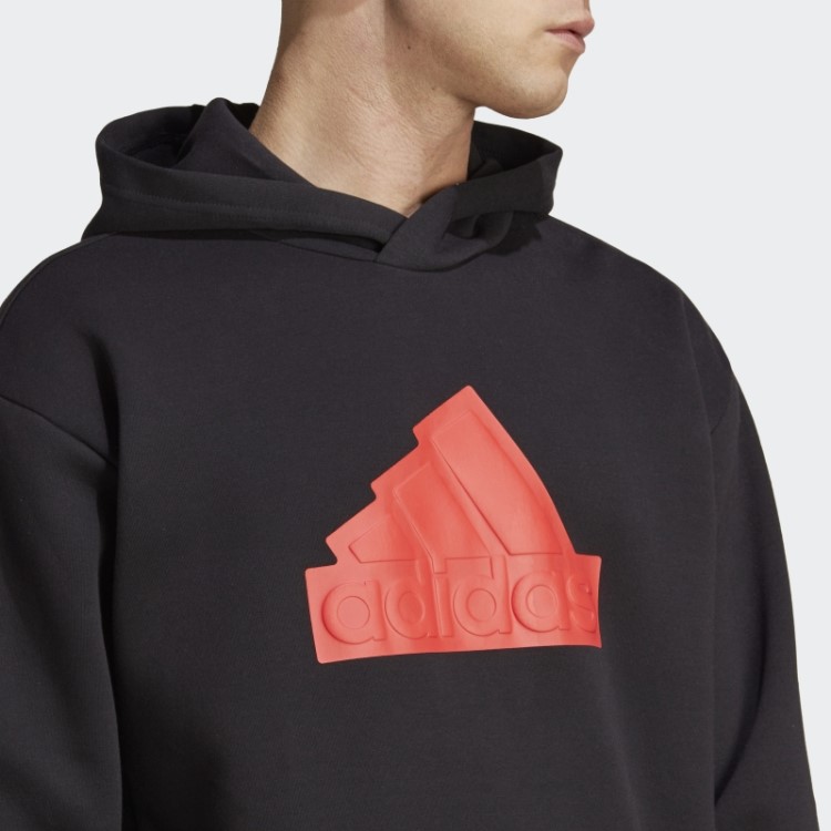 Adidas Future Icons Badge Of Sport Moletom Com Capuz Vermelho