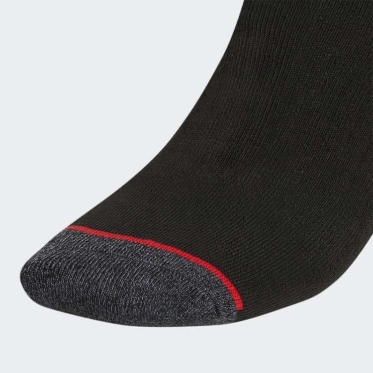 Meias Clássicas Almofadadas Adidas 3 Pares Pretas