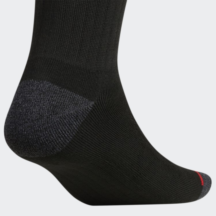 Meias Clássicas Almofadadas Adidas 3 Pares Pretas