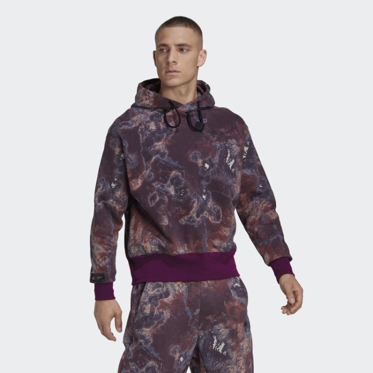 Moletom Com Capuz Parley Cáqui Escuro Médio (gênero Neutro) Adidas