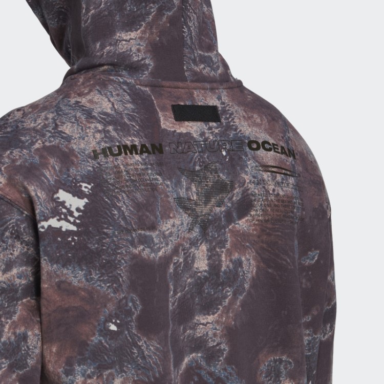 Moletom Com Capuz Parley Cáqui Escuro Médio (gênero Neutro) Adidas