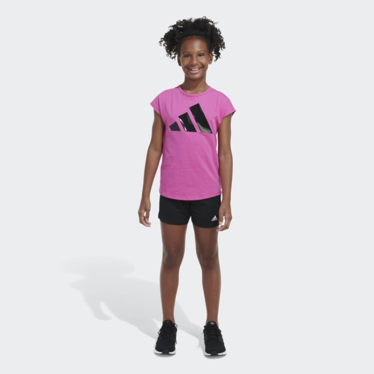 Camiseta Fúcsia Ss Essencial Adidas