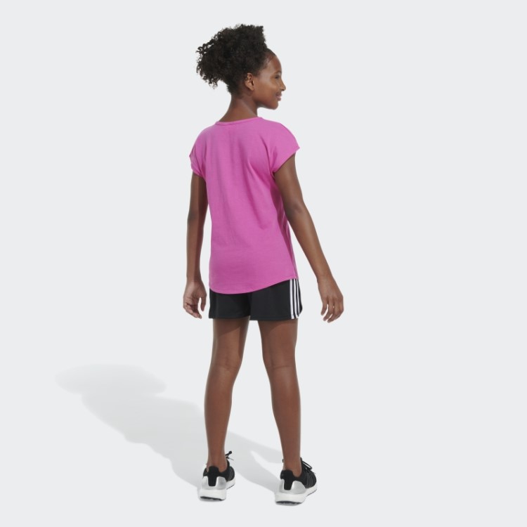 Camiseta Fúcsia Ss Essencial Adidas