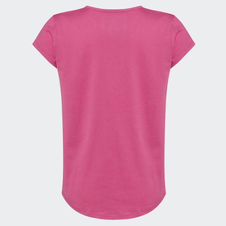 Camiseta Fúcsia Ss Essencial Adidas
