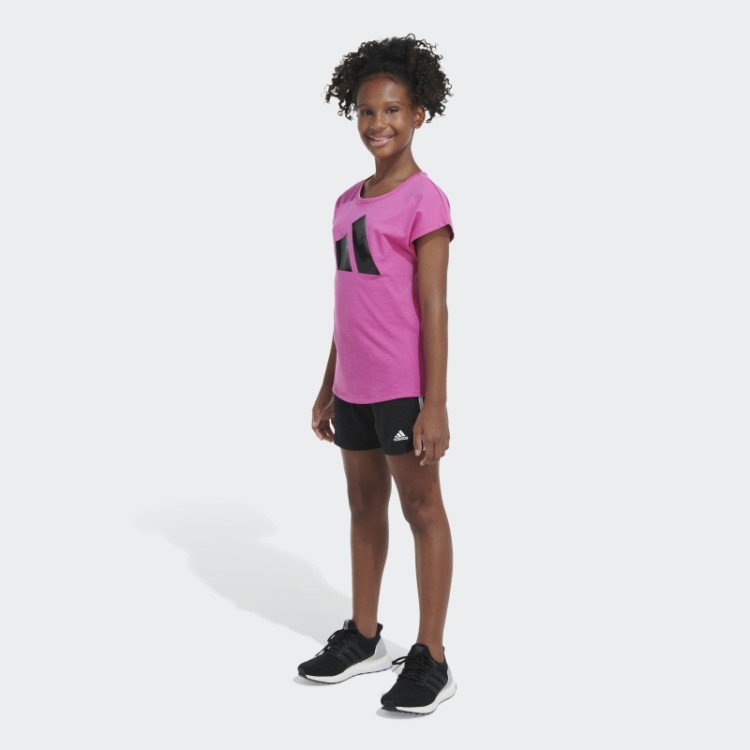 Camiseta Fúcsia Ss Essencial Adidas
