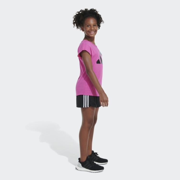 Camiseta Fúcsia Ss Essencial Adidas