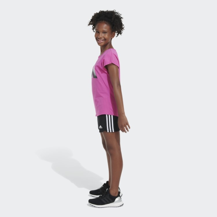 Camiseta Fúcsia Ss Essencial Adidas