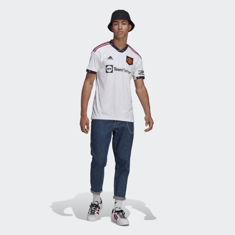 Camisa Branca Adidas Manchester United 22/23 Away