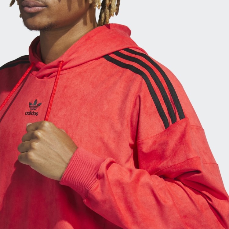 Adidas Adicolor Classics Moletom De Pelúcia Vermelho