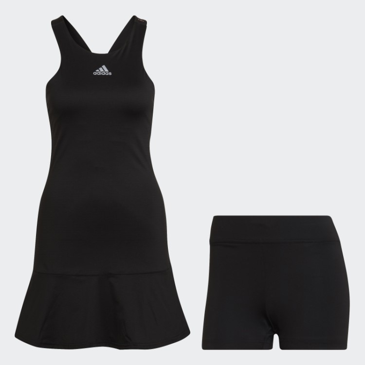 Vestido Preto Adidas Tênis Y