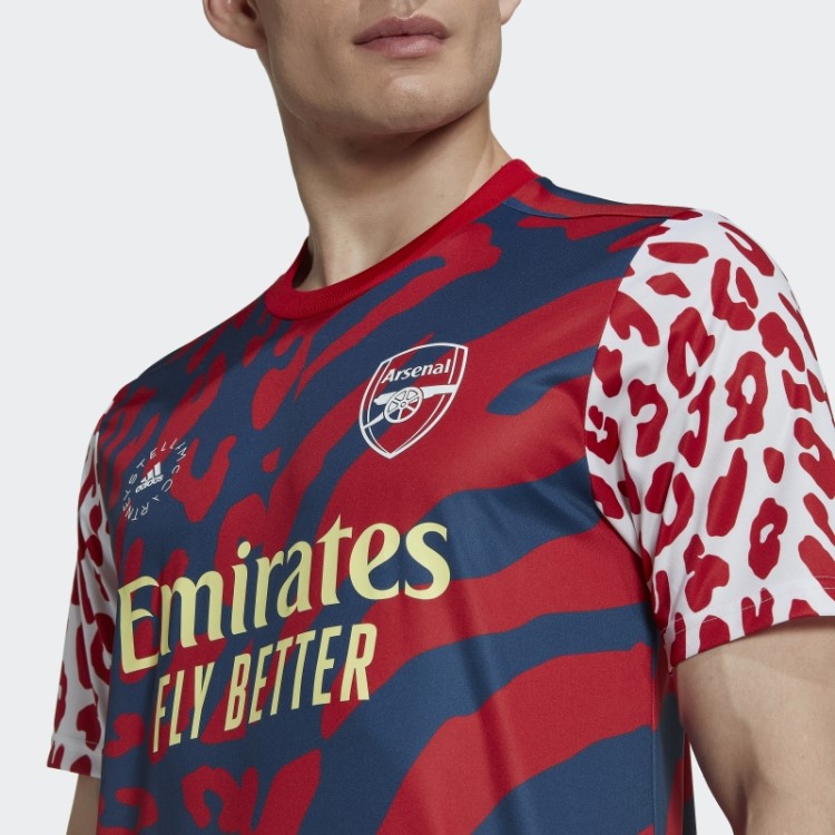 Camisa Pré-jogo Scarlet Hot Arsenal Fc X Adidas By Stella Mccartney