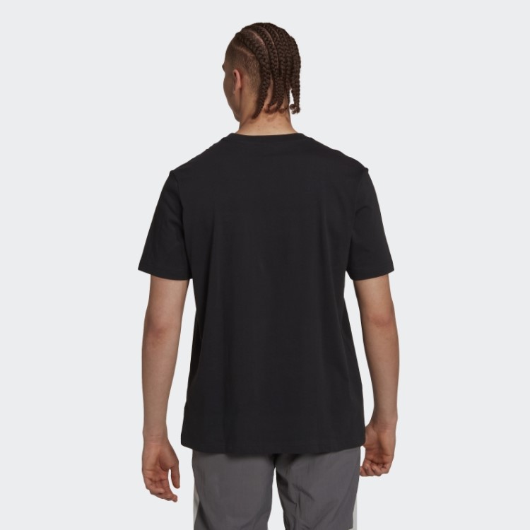 Camiseta De Inverno Preta Adidas Adventure Quente