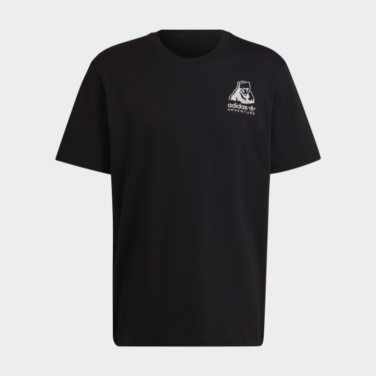 Camiseta De Inverno Preta Adidas Adventure Quente