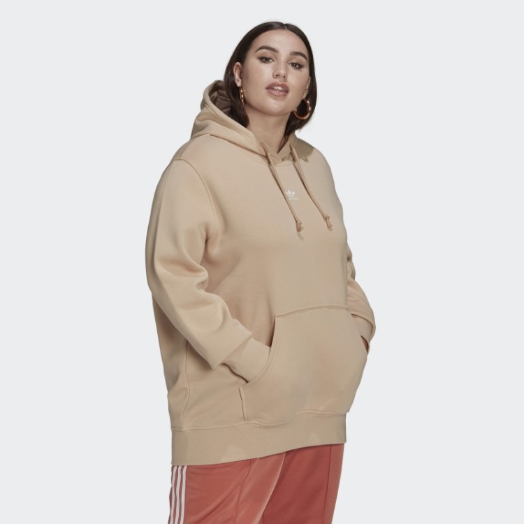 Moletom Bege Adidas Adicolor Essentials (tamanho Grande)