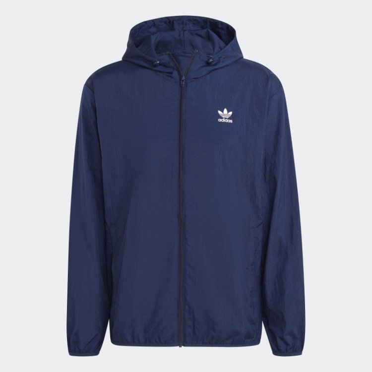 Blusão Noturno índigo Trefoil Essencial Adidas
