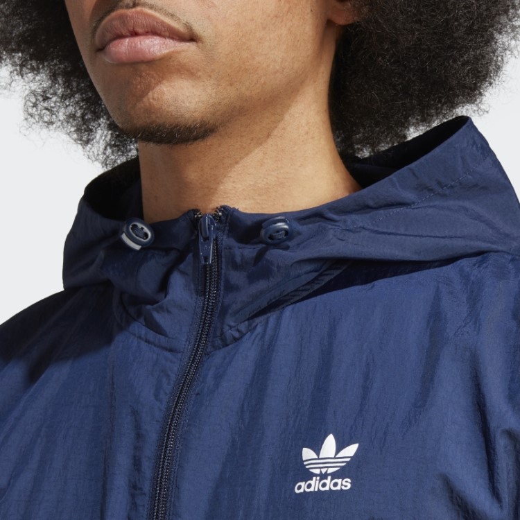 Blusão Noturno índigo Trefoil Essencial Adidas