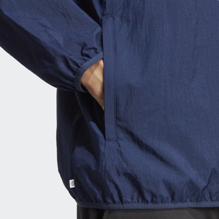 Blusão Noturno índigo Trefoil Essencial Adidas