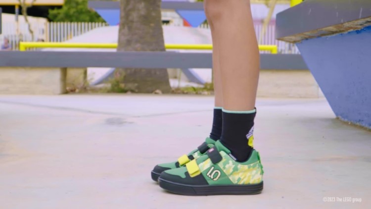 Tênis De Mountain Bike Adidas Five Ten Freerider X Lego Verde Quente