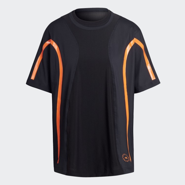 Camiseta Preta Adidas By Stella Mccartney Truepace Running Solta