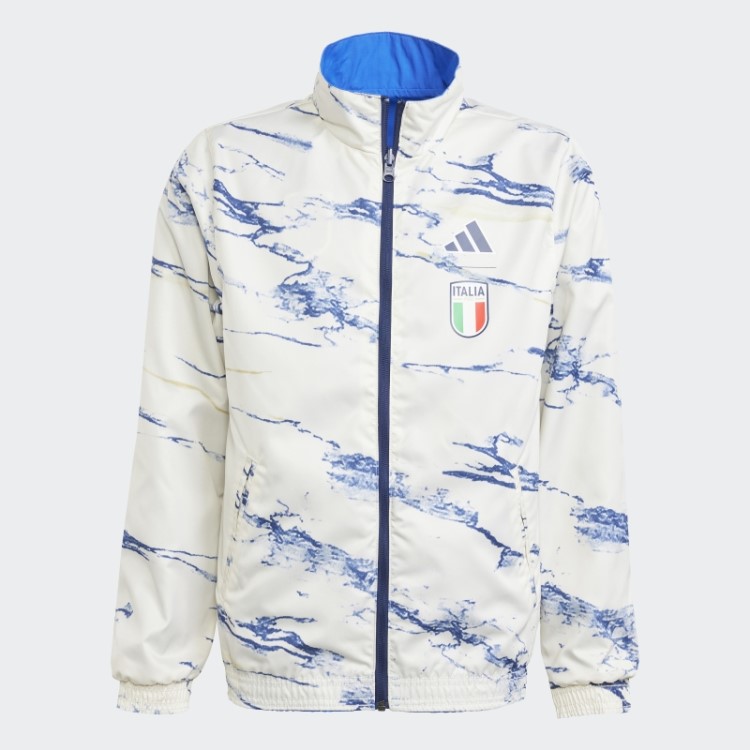 Jaqueta Hino Da Itália Azul Adidas