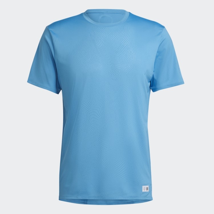 Feito Para Ser Refeito Camiseta De Corrida Azul Adidas