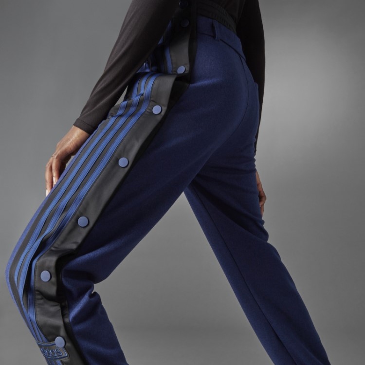 Calça Esportiva Adibreak De Lã Versão Azul Escuro Adidas