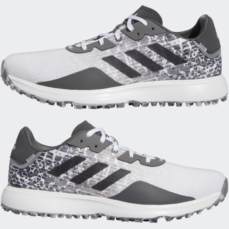 Tênis De Golfe Branco Adidas S2g Spikeless