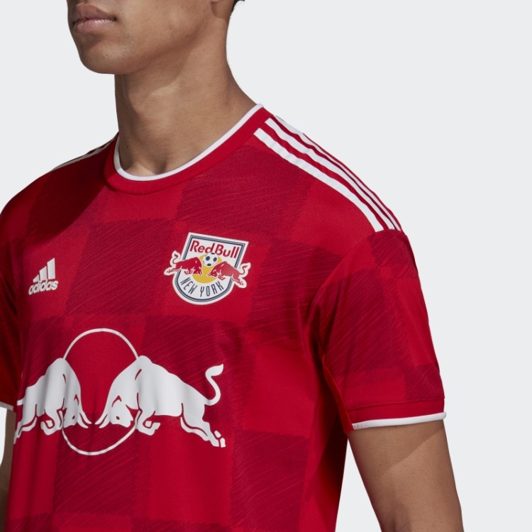 Adidas New York Red Bulls 22/23 Away Autêntico Jersey Vermelho