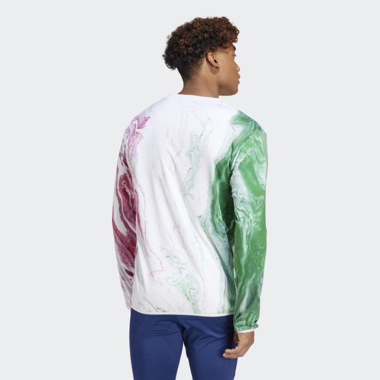 Camisa Quente Pré-jogo Da Itália Verde Adidas
