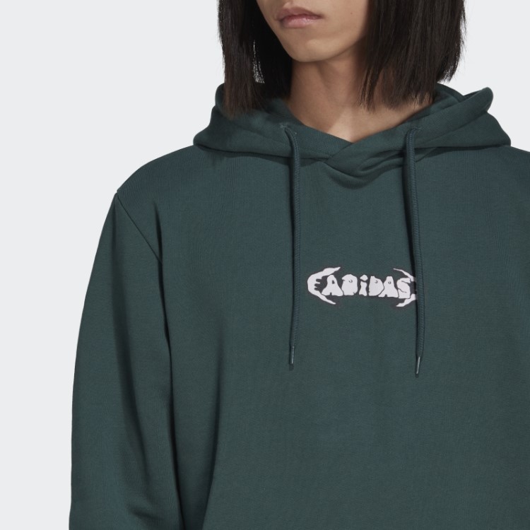 Moletom Com Capuz Adidas Graphics Verde Mineral