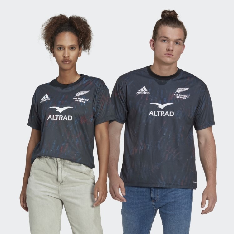 Camisa Adidas All Blacks Sevens Home (gênero Neutro) Preta