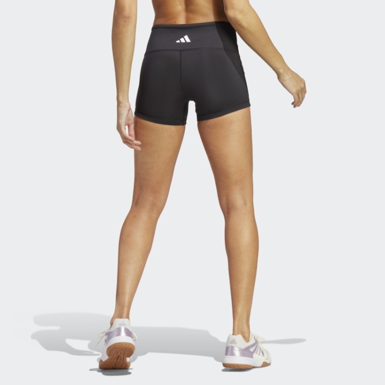 Leggings Curtas Com As Três Listras Pretas Adidas