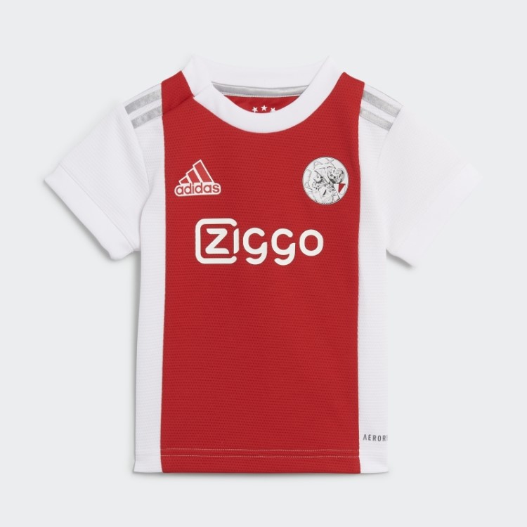Ajax Amsterdam 21/22 Kit Home Baby Branco Adidas