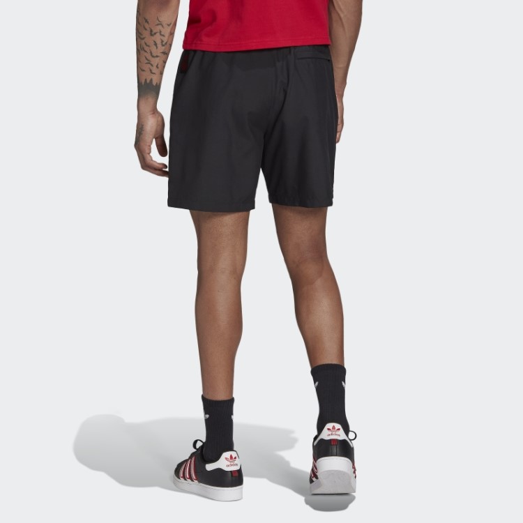 Bermuda De Inatividade Do Manchester United Dna Preto Adidas