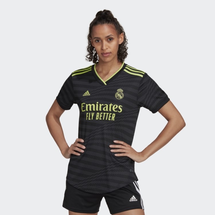 Real Madrid 22/23 Terceira Camisa Adidas Preta
