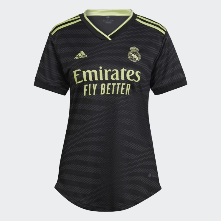 Real Madrid 22/23 Terceira Camisa Adidas Preta