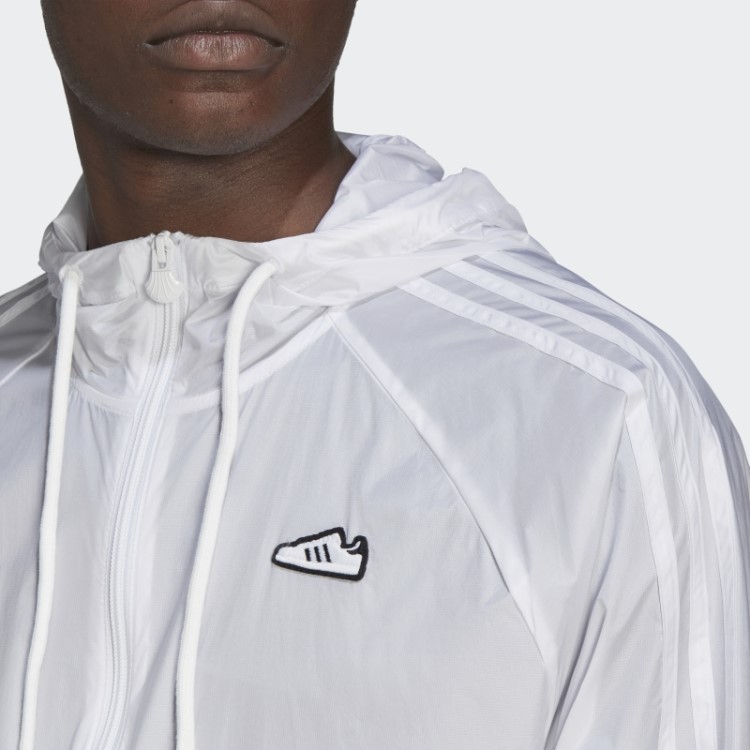 Blusão Branco Adidas