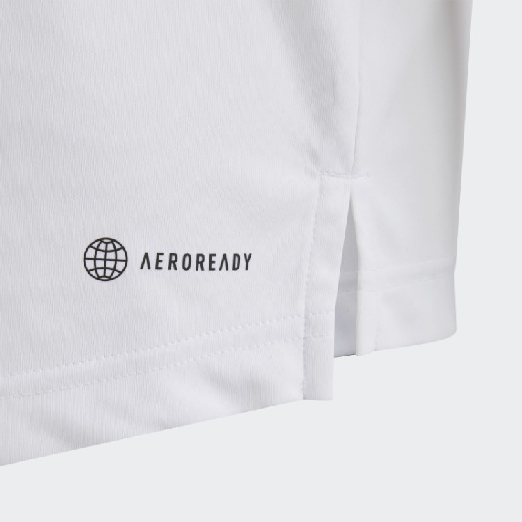 Camisa Polo Branca Com As Três Listras Do Clube De Tênis Adidas