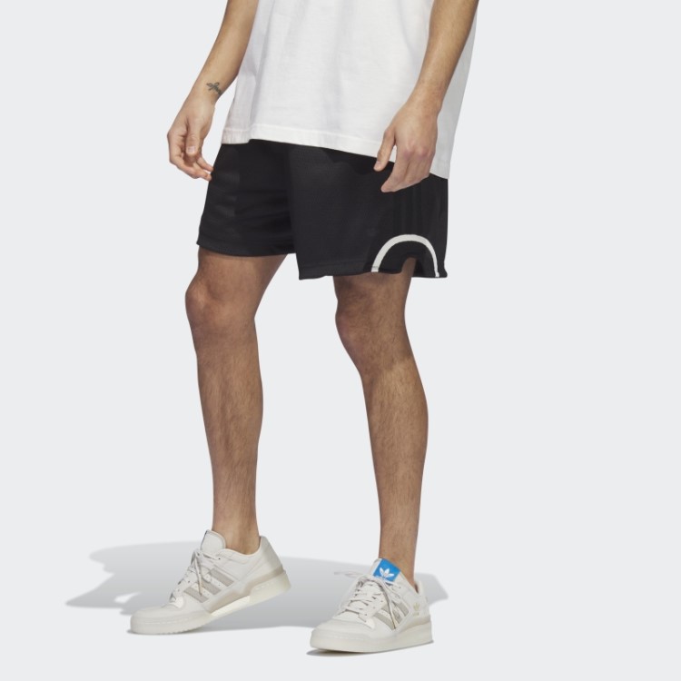 Shorts De Malha De Basquete Adidas Pretos