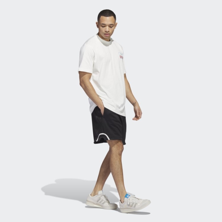 Shorts De Malha De Basquete Adidas Pretos