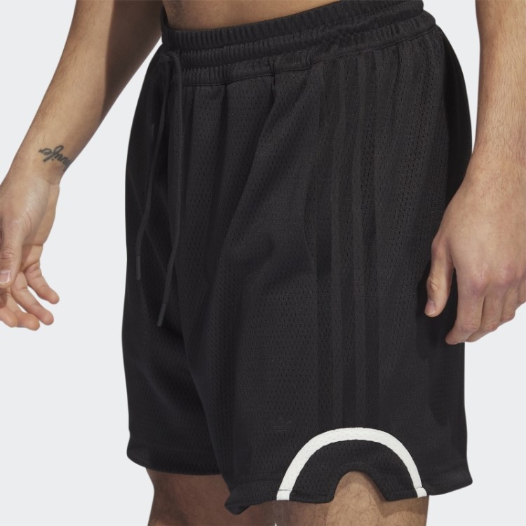 Shorts De Malha De Basquete Adidas Pretos