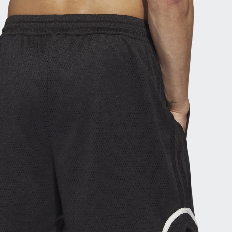 Shorts De Malha De Basquete Adidas Pretos