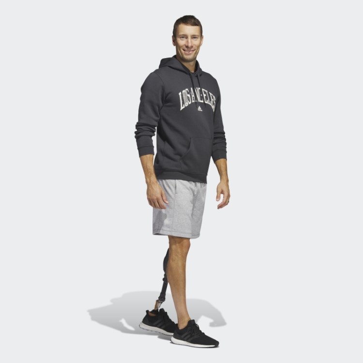 Moletom Com Capuz Gráfico Los Angeles (gênero Neutro) Adidas Carbon