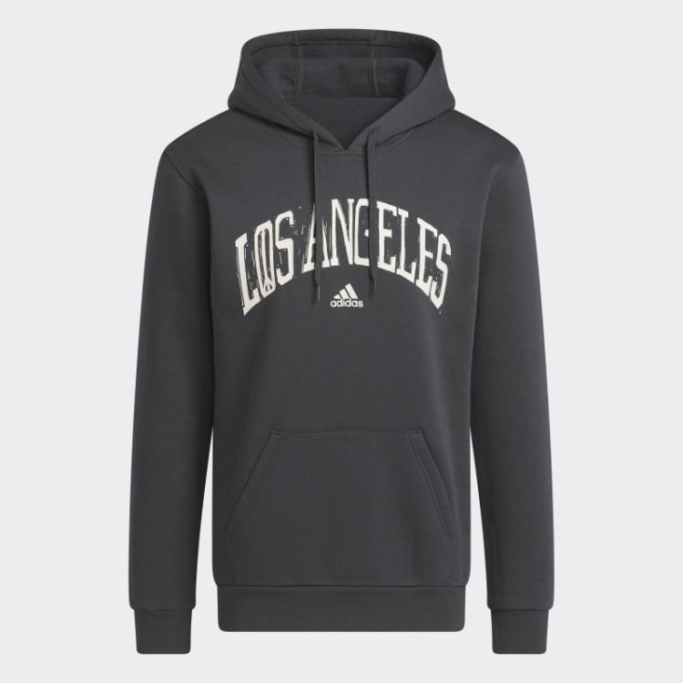 Moletom Com Capuz Gráfico Los Angeles (gênero Neutro) Adidas Carbon