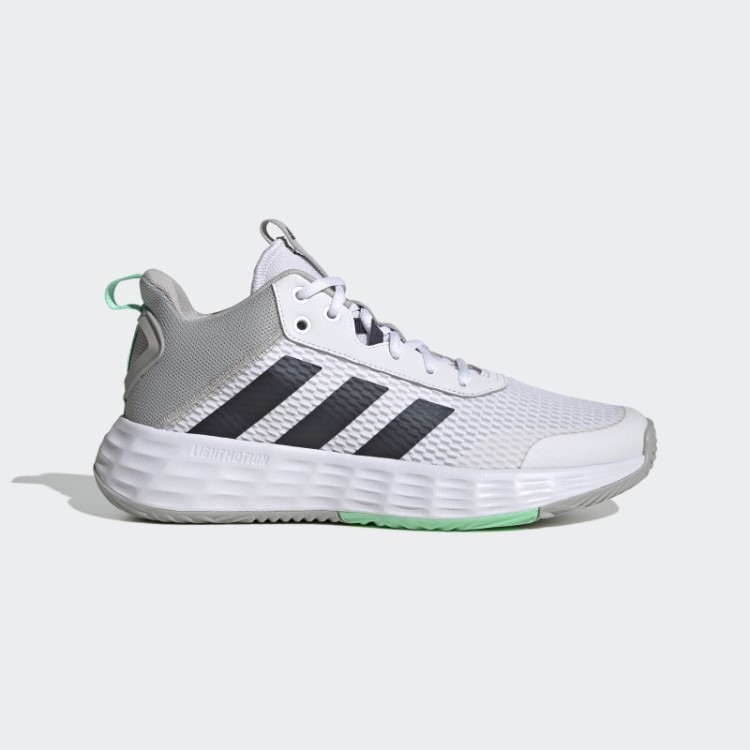 Ownthegame 2.0 Lightmotion Esporte Basquete Tênis Mid Branco Adidas