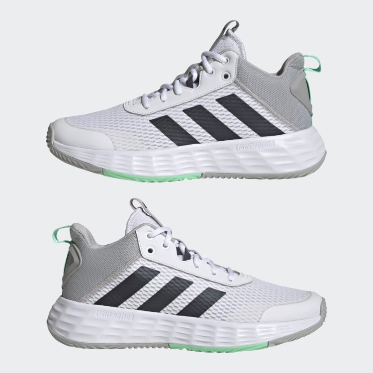 Ownthegame 2.0 Lightmotion Esporte Basquete Tênis Mid Branco Adidas